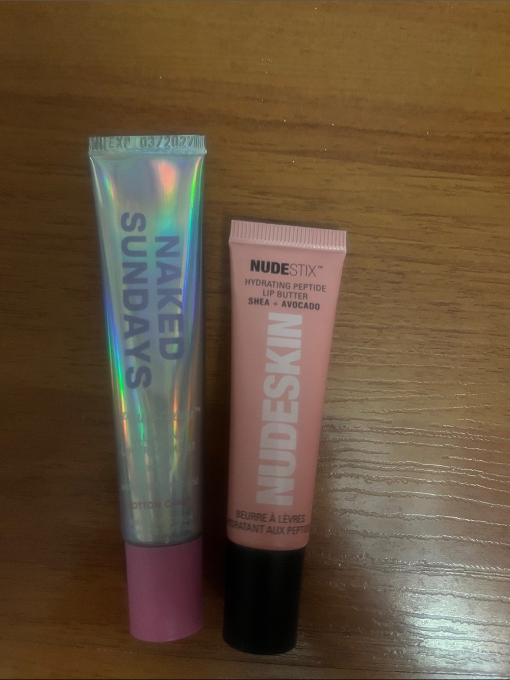 Lippie Bundle: Nudestix Lip Butter in Candy Kiss & Naked Sunday in Cotton Candy